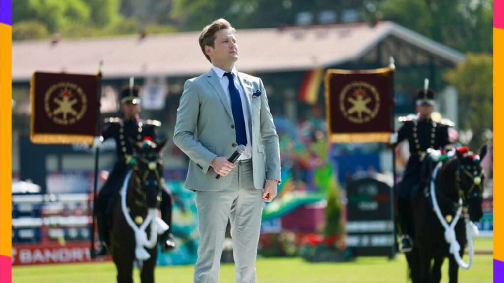 ALEXANDER ACHA entonó el Himno Nacional Mexicano eN Longines Global Champions Tour México 2024