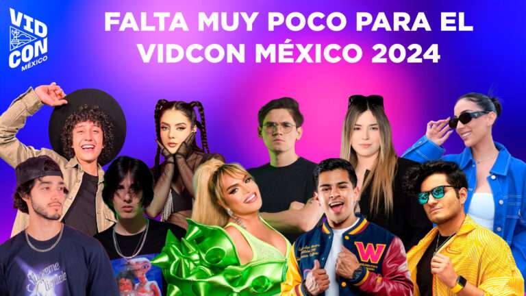 falta muy poco para el VidCon México 2024