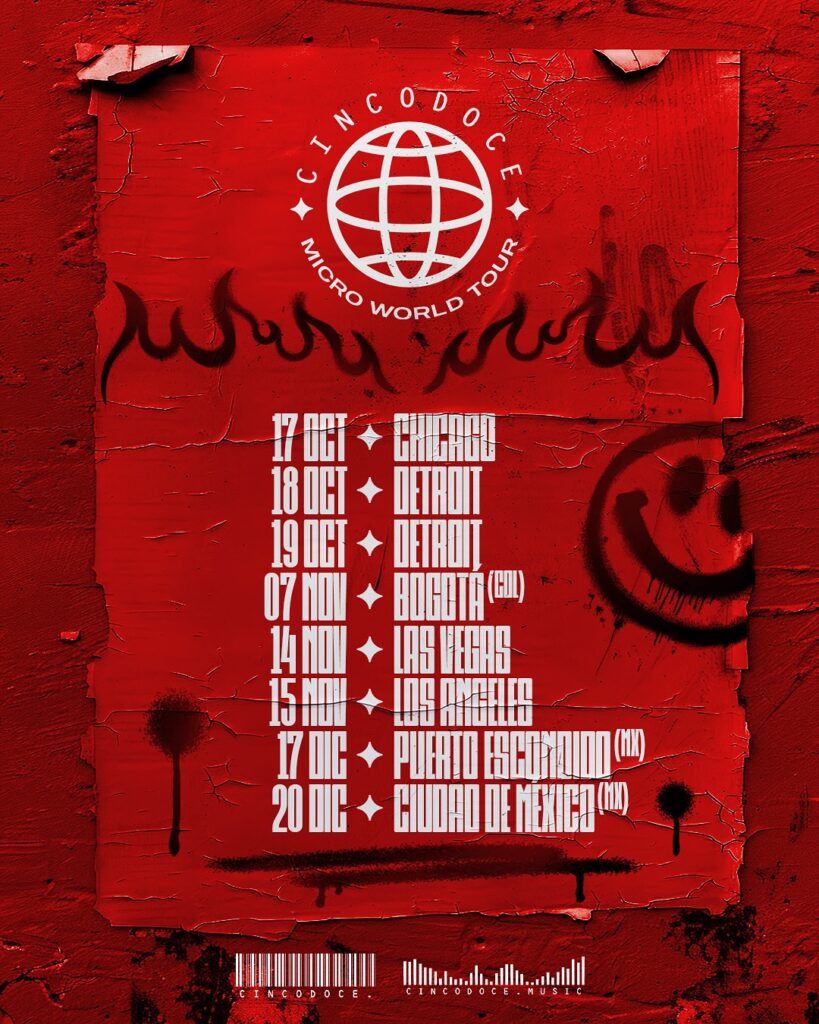 CINCODOCE da el salto internacional con su primera gira por Estados Unidos y Latinoamérica